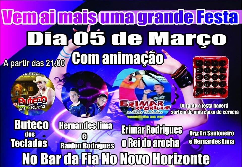 Triplicidade musical com muito forró