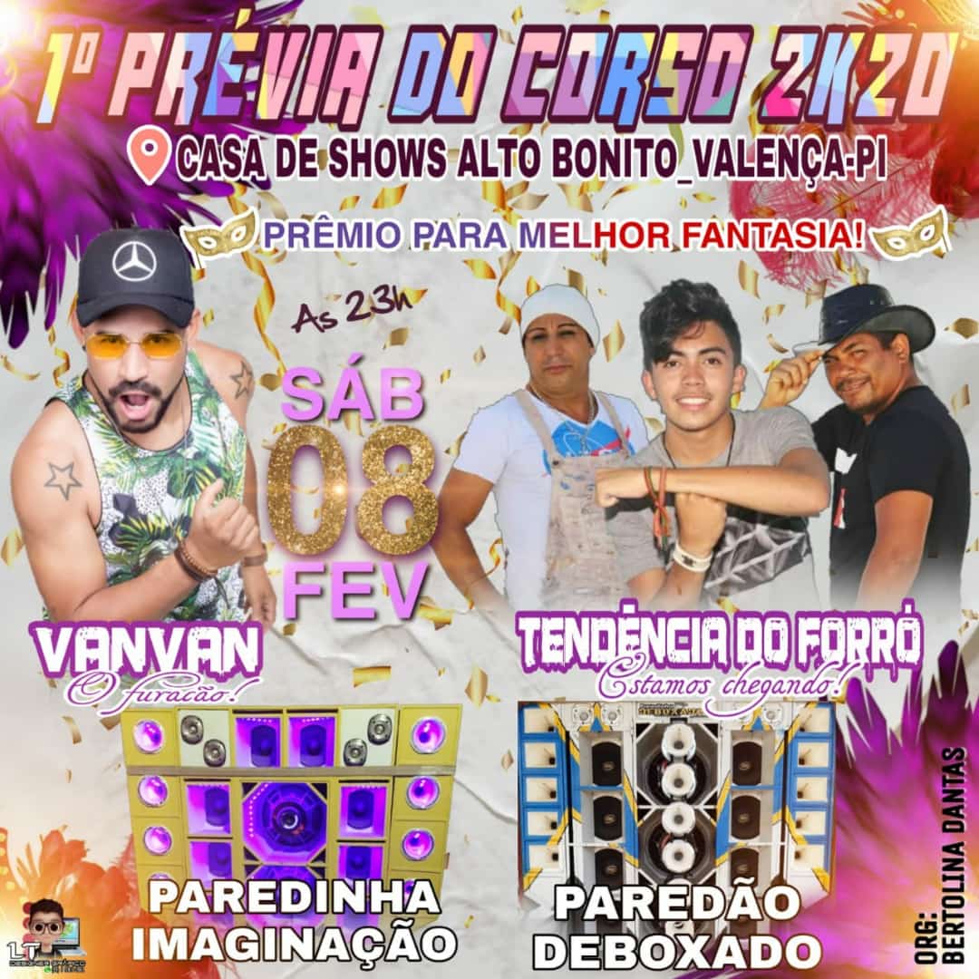 Primeira Previa de Carnaval acontecerá na Casa de Show Alto Bonito