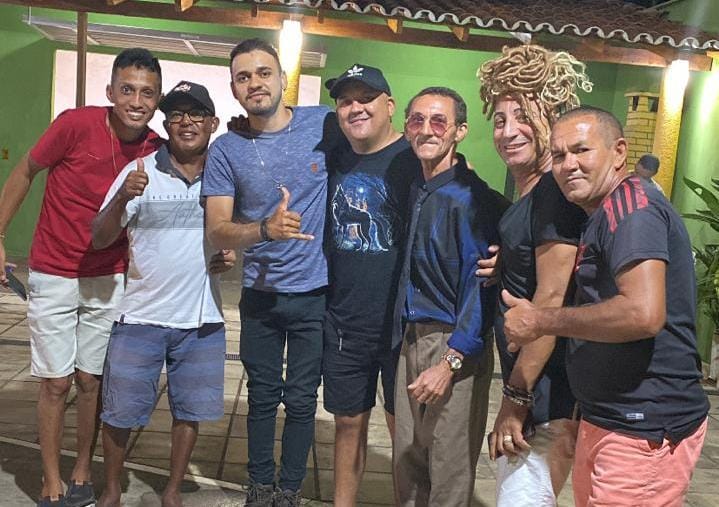 Momentos de descontração na segunda edição no encontro dos músicos de Valença