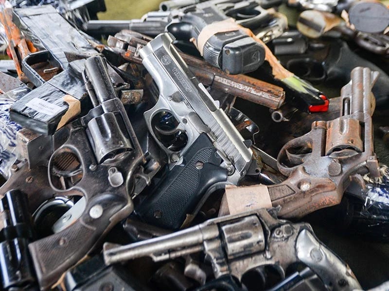 Mais de 1.500 armas serão destruídas pela Secretaria de Segurança do Piauí nesta segunda (8)