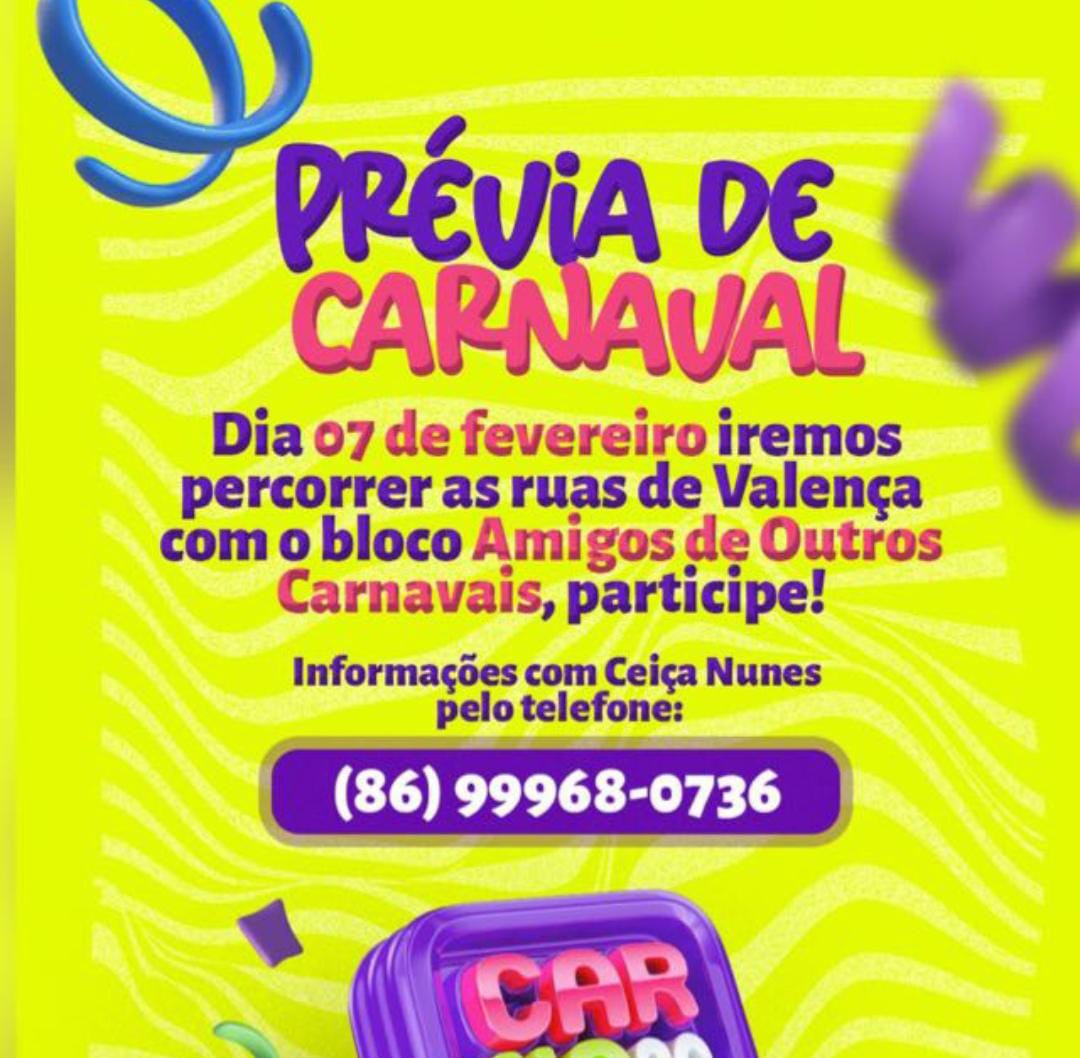 Bloquinho Amigos de Outros Carnavais movimenta foliões em Valença