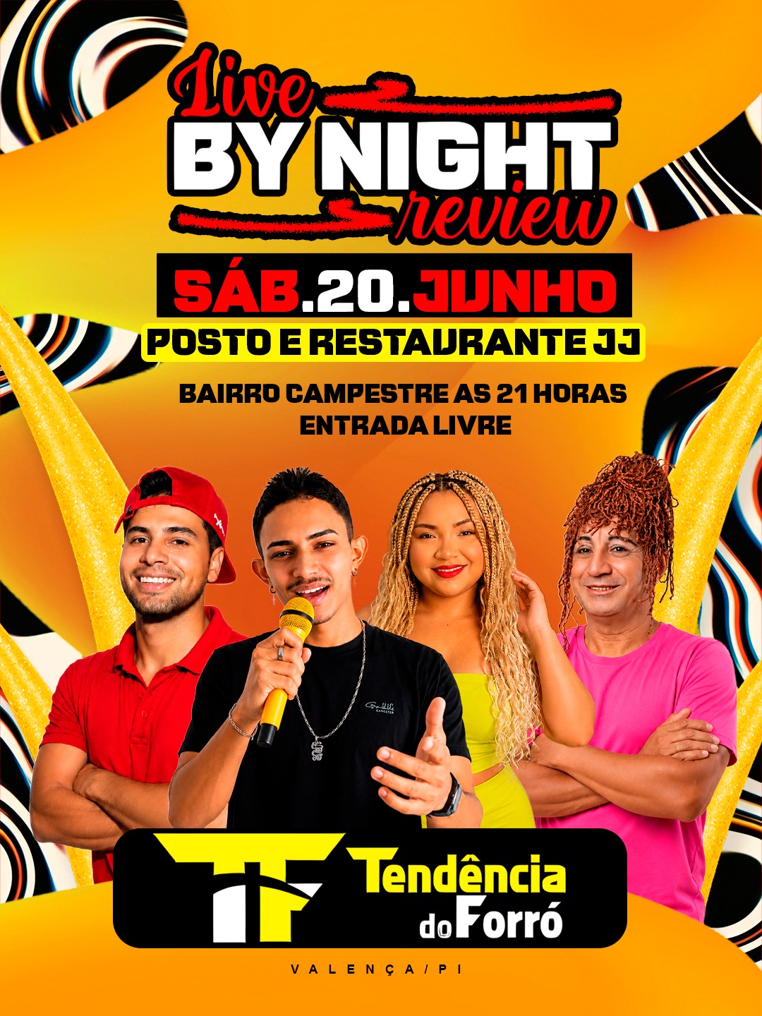 20 de Junho: Live Tendência do Forró no Posto JJ  