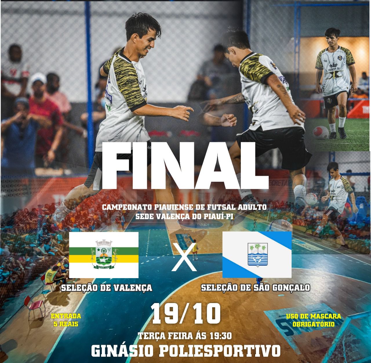 Valença será sede do Campeonato Piauiense de futsal