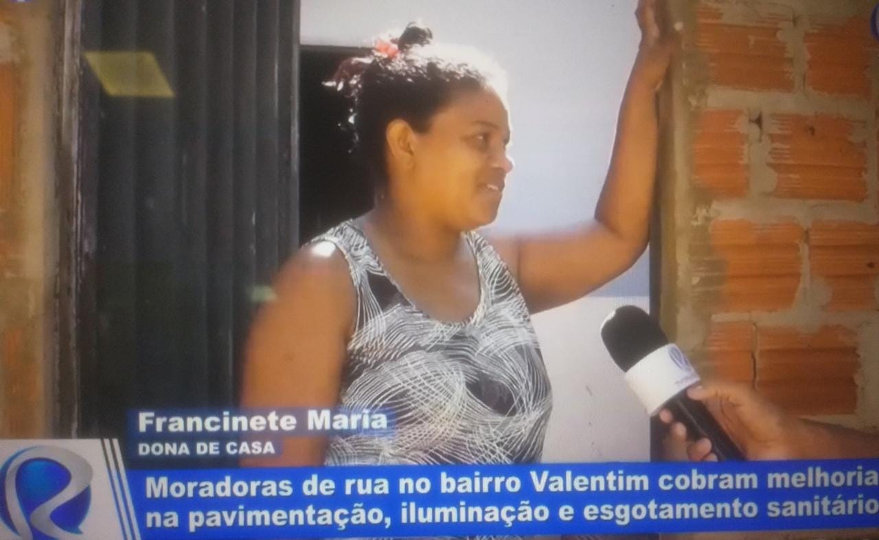 Moradores pedem iluminação pública, pavimentação e esgotamento sanitário em Valença
