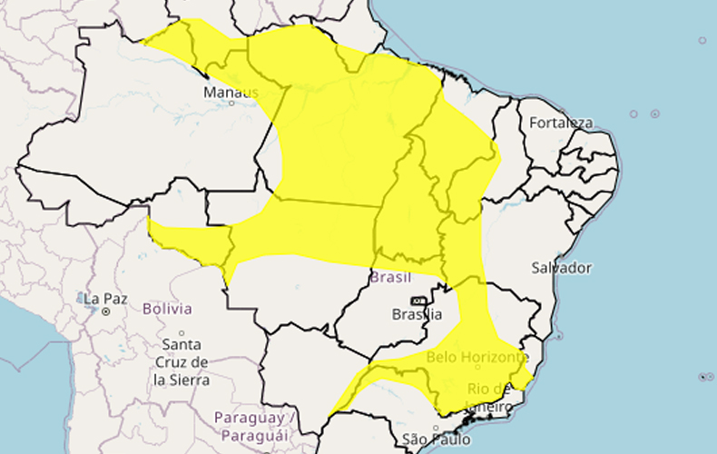 Piauí tem alerta de chuvas intensas em 59 municípios; confira a lista