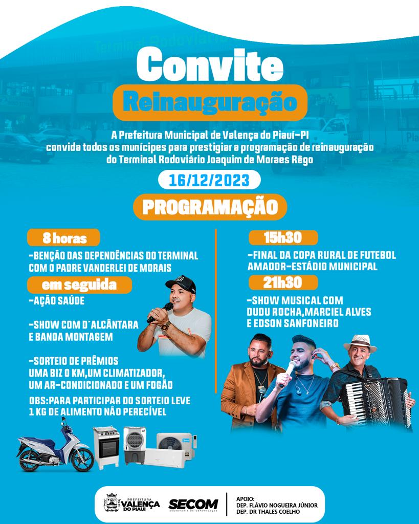 Tudo pronto para a reinauguração das novas instalações do Terminal Rodoviário de Valença