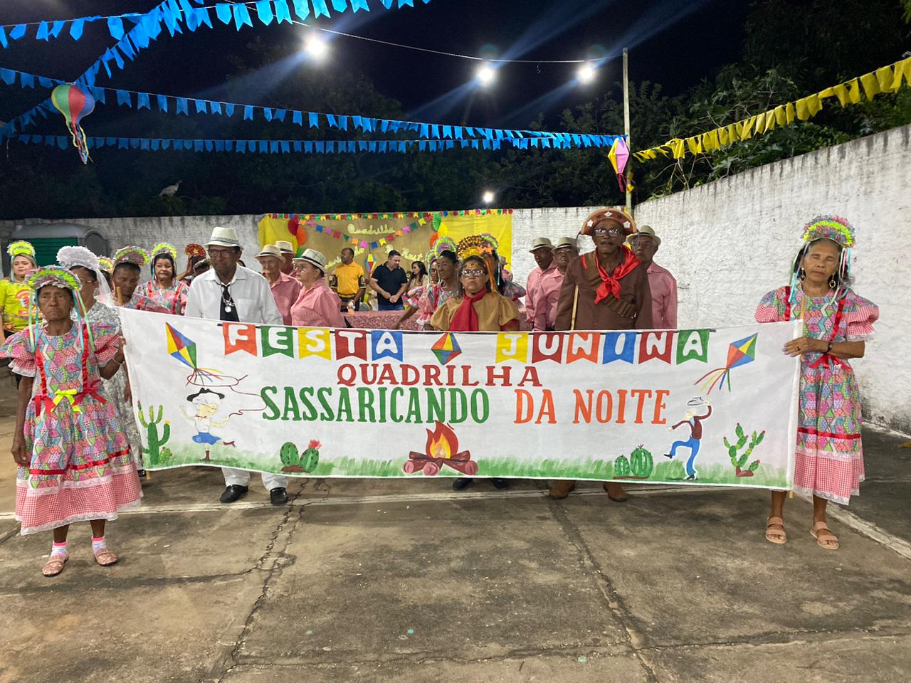 Muito animação na festa do Grupo Junino Sassaricando da Noite