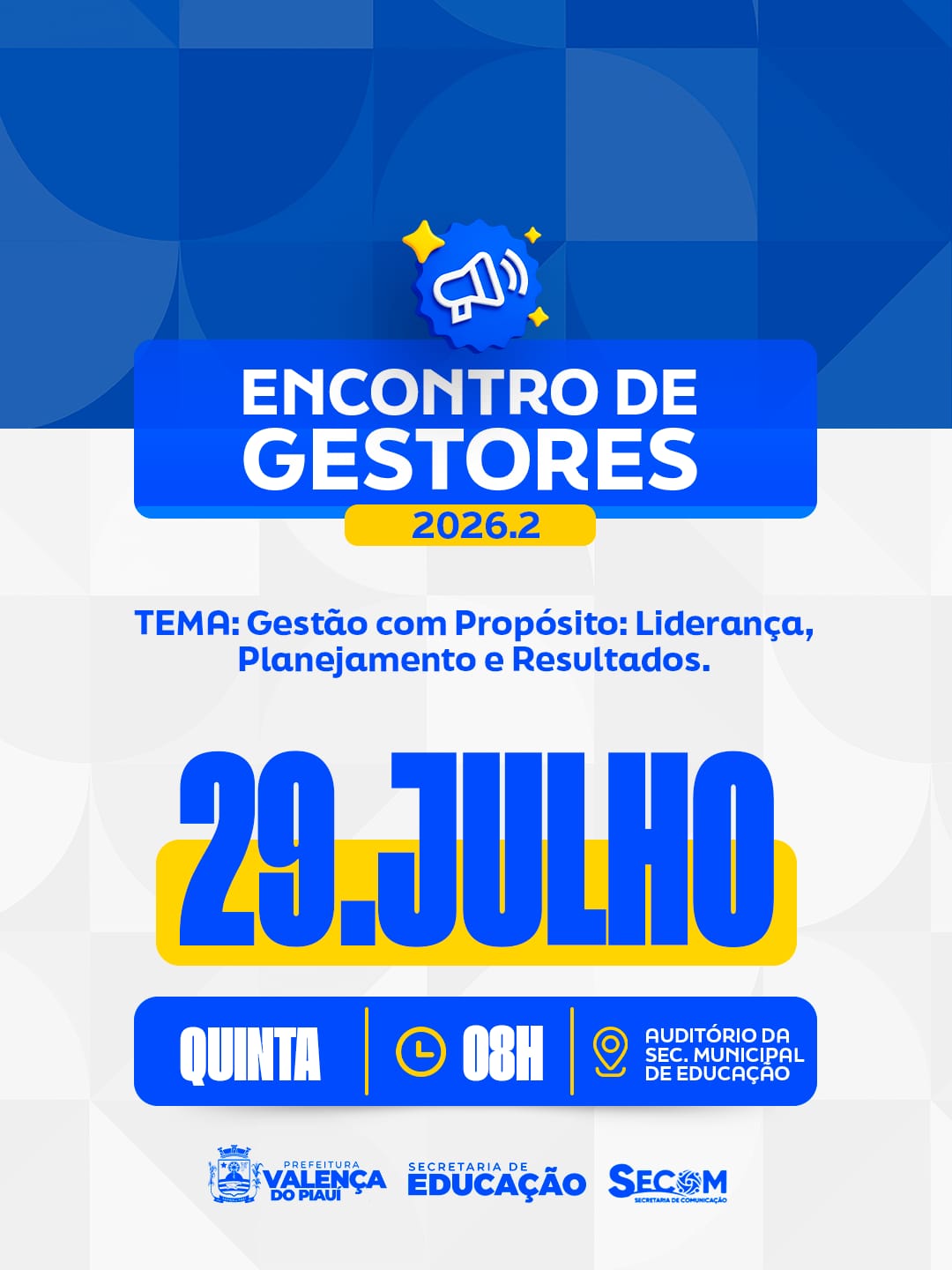 Gestores de Valença se reunirá para discutir desafios e melhorias da educação